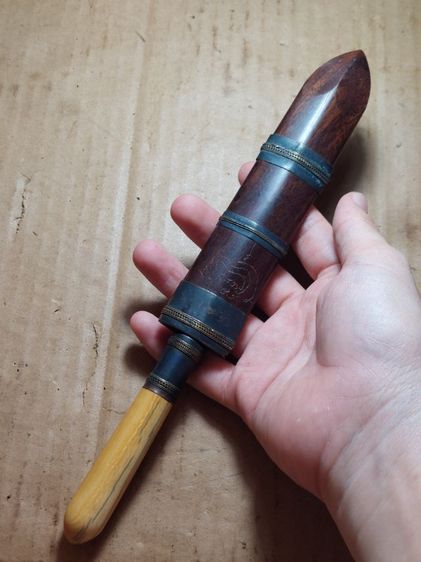 เครื่องรางมีดหมอหลวงพ่อเดิมใบ5นิ้วยาวรวม 9 นิ้ว รูปที่ 9