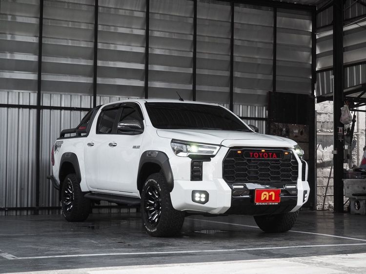 Toyota Hilux Revo 2024 Double Cab 2.4 Mid Prerunner Pickup ดีเซล ไม่ติดแก๊ส เกียร์อัตโนมัติ ขาว รูปที่ 3