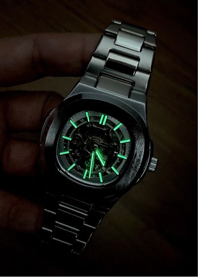 Automatic Watch สายสแตนเลส รูปที่ 9