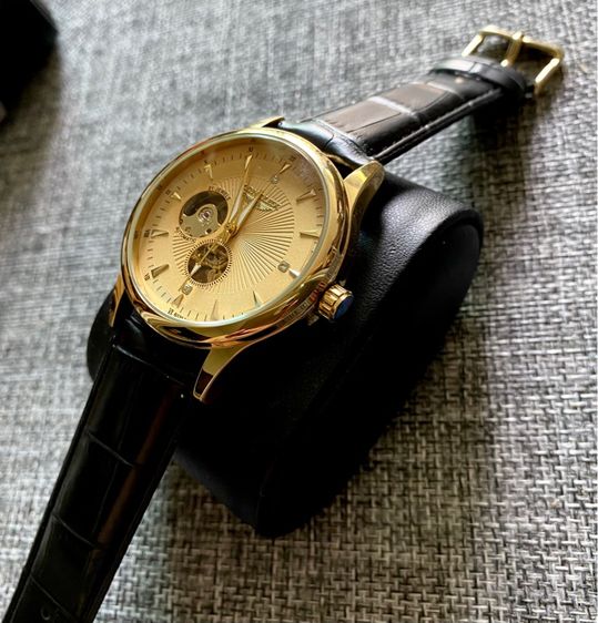 Automatic Skeleton watch สายหนัง รูปที่ 4