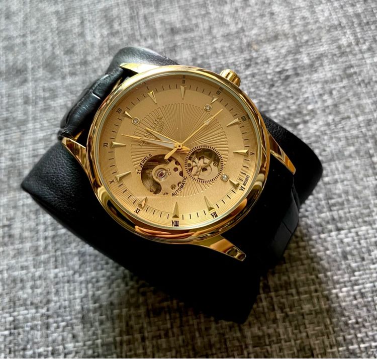 Automatic Skeleton watch สายหนัง รูปที่ 2