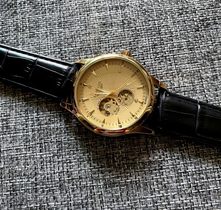 Automatic Skeleton watch สายหนัง รูปที่ 7