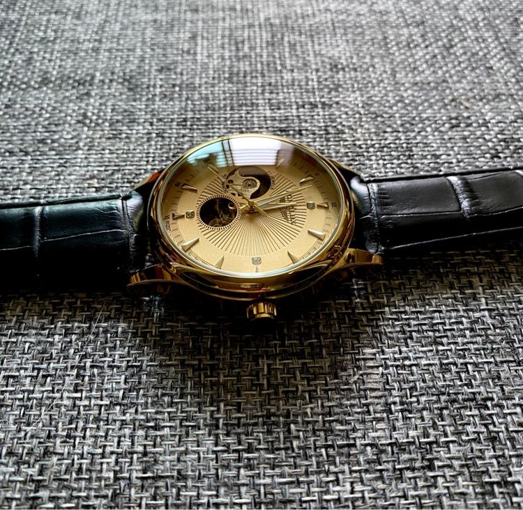 Automatic Skeleton watch สายหนัง รูปที่ 6
