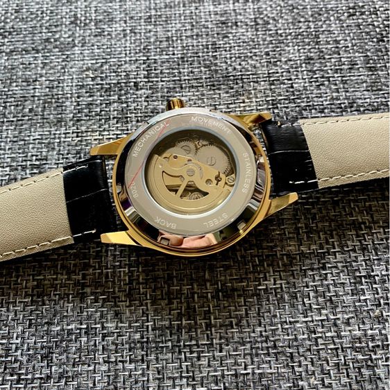 Automatic Skeleton watch สายหนัง รูปที่ 10