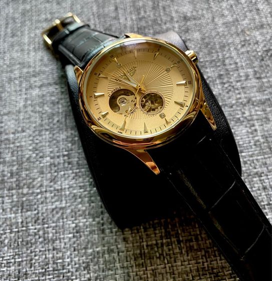 Automatic Skeleton watch สายหนัง รูปที่ 3