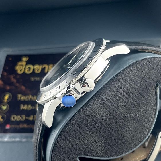 Glycine Airman Worldtimer  GMT Quartz Black Dial Swiss Made รูปที่ 10