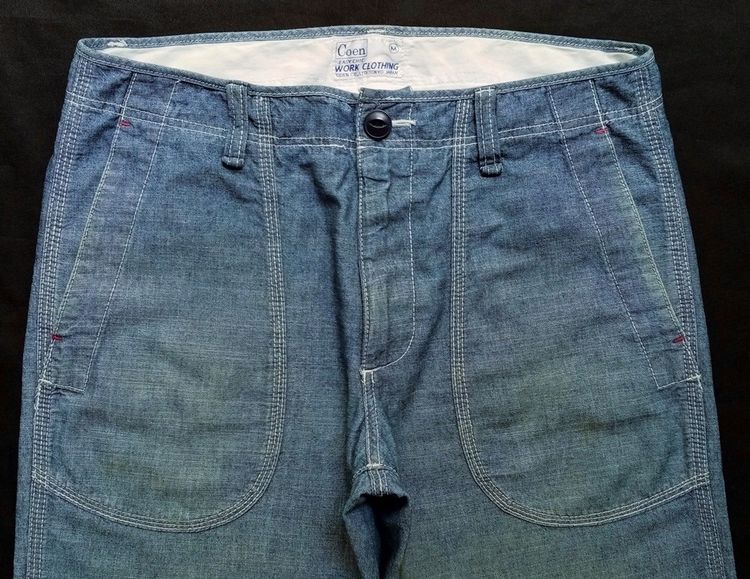 Coen ยีนส์บาง ขาสั้นเดิม