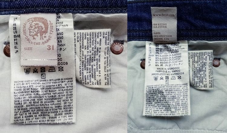 ยีนส์ DIESEL ใหม่ มาพร้อม QC STICKER รูปที่ 13