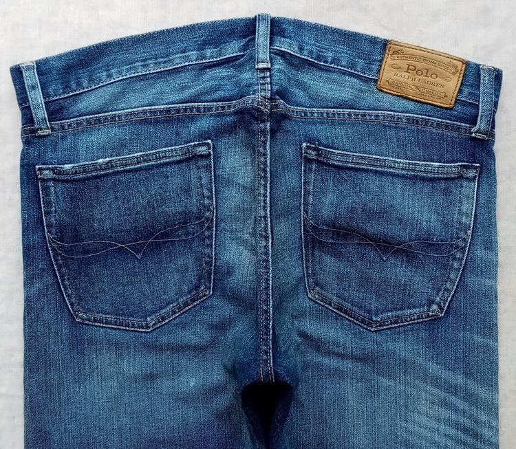Polo by RALPH LAUREN ยีนส์แต่งเซอร์ งาน PATCHWORK รูปที่ 16
