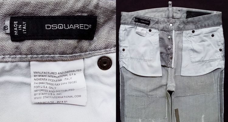 ยีนส์ DSQUARED2 (ITALY) รูปที่ 13