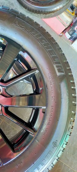 แม็กมิตซู ขอบ18 พร้อมยางมิชลิน 265 60 18 ปี24 แม็กสวยไร้รอย ไม่คดไม่ดุ้งไม่แตก ยางสวยทุกเส้น ใส่ triton ปาเจ รูปที่ 10