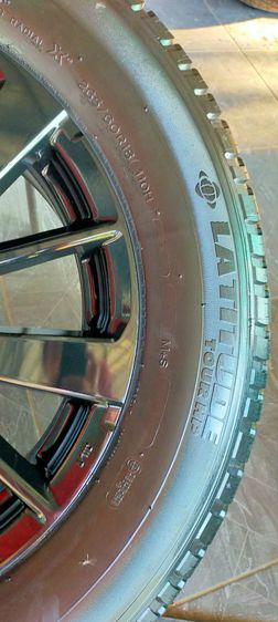 แม็กมิตซู ขอบ18 พร้อมยางมิชลิน 265 60 18 ปี24 แม็กสวยไร้รอย ไม่คดไม่ดุ้งไม่แตก ยางสวยทุกเส้น ใส่ triton ปาเจ รูปที่ 9