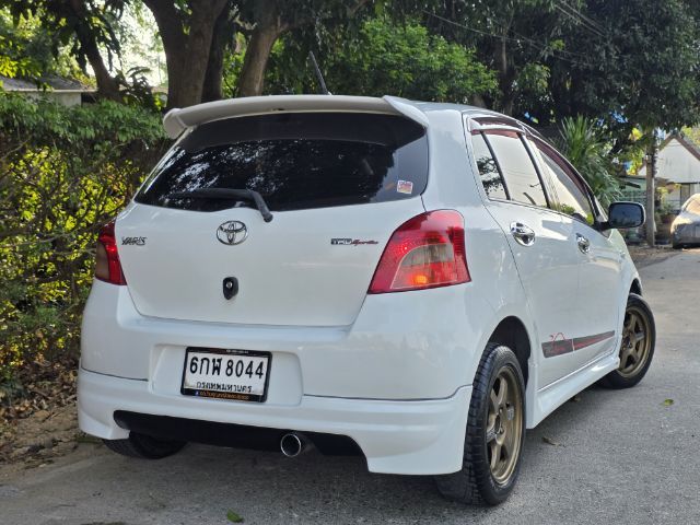 Toyota Yaris 2008 1.5 TRD Sportivo Sedan เบนซิน ไม่ติดแก๊ส เกียร์อัตโนมัติ ขาว รูปที่ 4