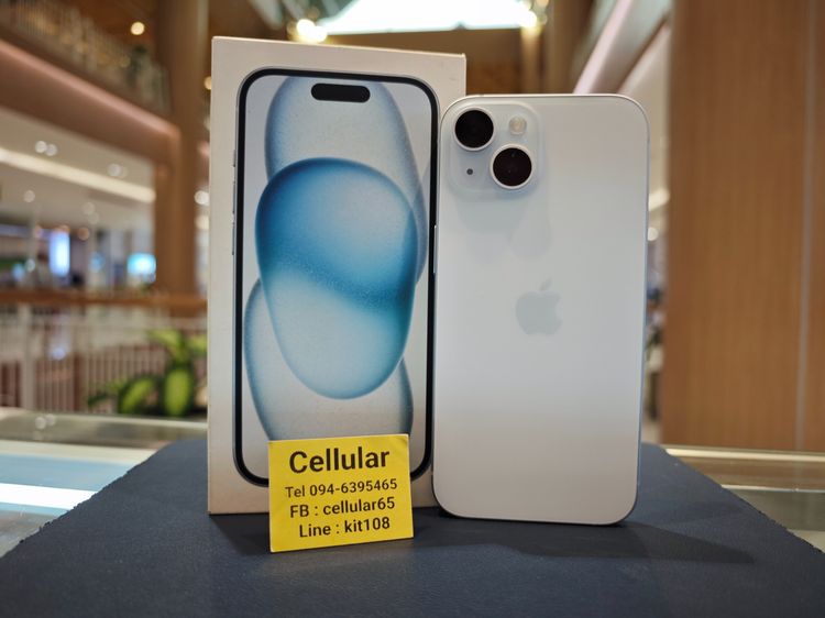 iPhone 15 128GB Blue สภาพสวย เครื่องไทย ครบกล่อง