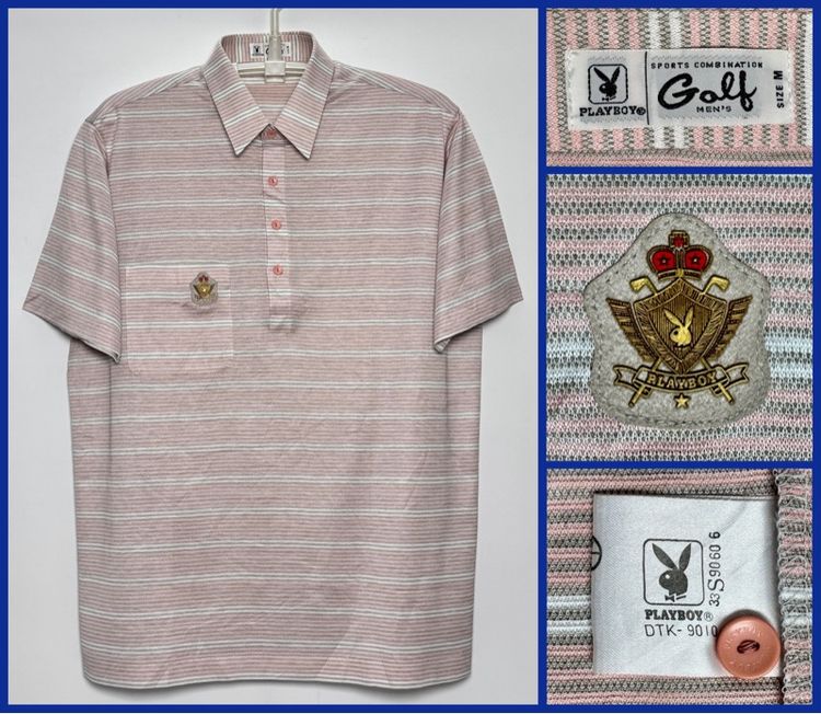 ⚠️ของใหม่‼️เสื้อโปโล  PLAYBOY ของแท้ สไตล์สปอร์ต รุ่น GOLF