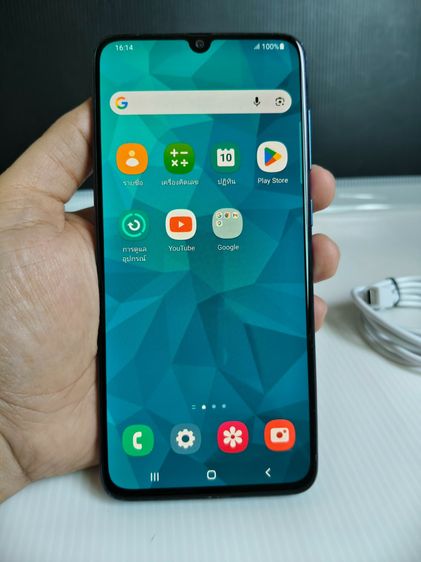 Samsung Galaxy A70 Ram6 Rom128GB สีฟ้า เครื่องนอก มือ2 สภาพดี ซิมล็อก-ติด Account ต่อwifi เล่นเน็ตได้ รูปที่ 4