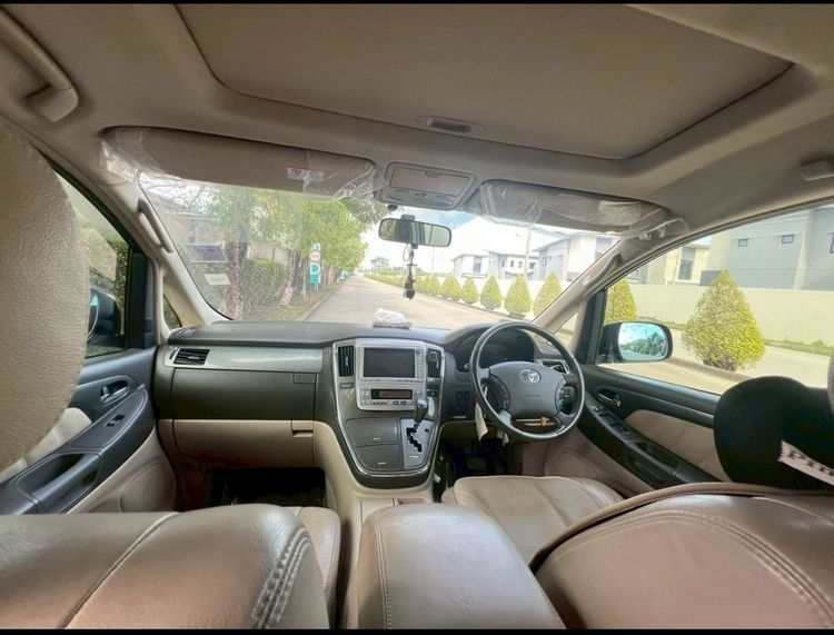 Toyota Alphard 2007 2.4 Hybrid E-Four 4WD Utility-car ไฮบริด ไม่ติดแก๊ส เกียร์อัตโนมัติ ดำ รูปที่ 3