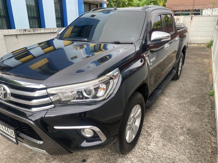 Toyota Hilux Revo 2015 2.8 G Prerunner Pickup ดีเซล ไม่ติดแก๊ส เกียร์อัตโนมัติ ดำ รูปที่ 2