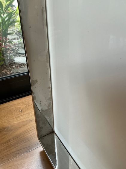 ตู้ไซด์บอร์ดไฮกลอสขาวเฟรมสแตนเลส รูปที่ 6