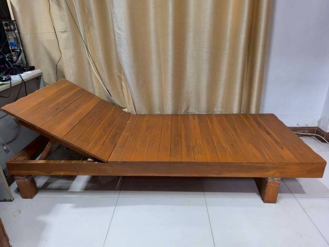 เตียงไม้สัก ปรับระดับได้ รูปที่ 2