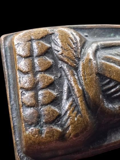 หลวงปู่ทวด ปี08 หน้าโบราณ หลังยันต์ปั๊ม พิมพ์บล็อกแตก (น้ำมูก) หายาก รูปที่ 5