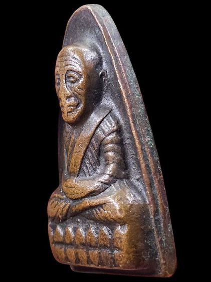 หลวงปู่ทวด ปี08 หน้าโบราณ หลังยันต์ปั๊ม พิมพ์บล็อกแตก (น้ำมูก) หายาก รูปที่ 13