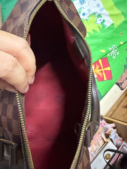 LV Speedy size 30 มีสาย ของแท้  รูปที่ 10