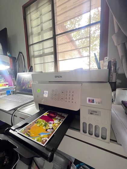 ปริ้นเตอร์ EPSON L5296 ปริ้น สแกน ถ่ายเอกสาร เชื่อมต่อ Wifi หรือปรั้นผ่านมือถือ รูปที่ 2