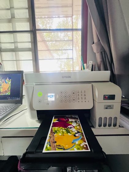 ปริ้นเตอร์ EPSON L5296 ปริ้น สแกน ถ่ายเอกสาร เชื่อมต่อ Wifi หรือปรั้นผ่านมือถือ
