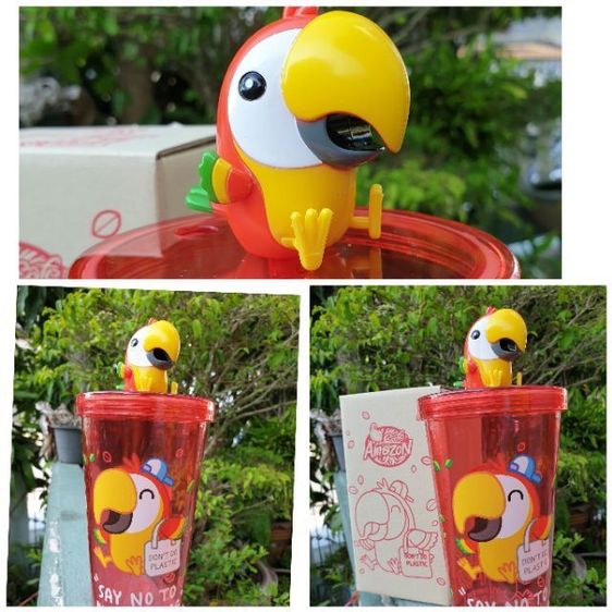 แก้วน้ำพลาสติก cafe amazon รูปที่ 3