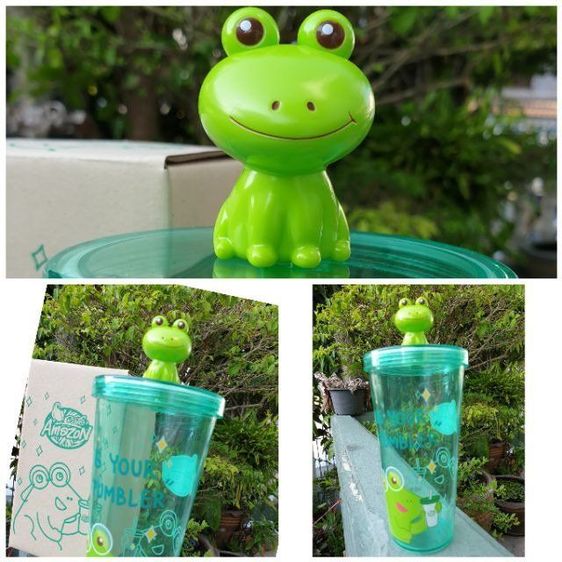 แก้วน้ำพลาสติก cafe amazon รูปที่ 2