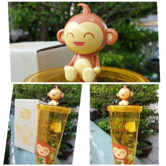 แก้วน้ำพลาสติก cafe amazon