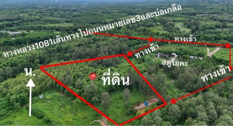 ลดแรง 1 ล้าน ที่ดิน 7 ไร่ 3 งาน 90 ตารางวา จาก 6.5 ล้าน เหลือ 5.5 ล้าน