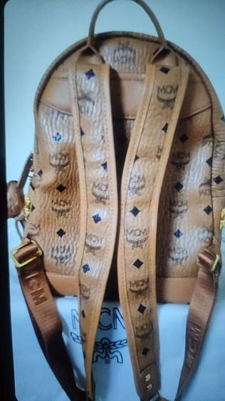 โอ้โหเป้สะพายหลังแฟชั่น mcm size 12 นิ้วงานเกรดพรีเมียมหนังดีๆมากๆเลยค่ะสินค้ามาพร้อมถุงผ้า รูปที่ 6