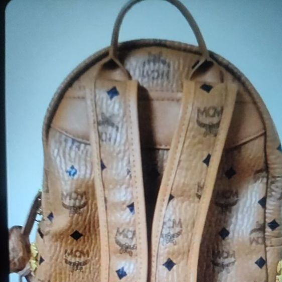 โอ้โหเป้สะพายหลังแฟชั่น mcm size 12 นิ้วงานเกรดพรีเมียมหนังดีๆมากๆเลยค่ะสินค้ามาพร้อมถุงผ้า รูปที่ 8