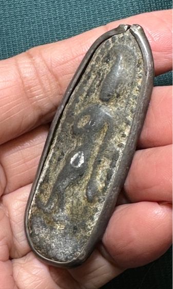 ลีลาข้างเม็ดเนื้อชินเขียว จับขอบเงินโบราณ  รูปที่ 5