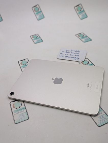 ขาย  เทิร์น iPad Air 5 Wifi 64 GB ศูนย์ไทย สภาพสวย มีตัวเครื่องอย่างเดียว ไม่มีอุปกรณ์อื่น เพียง 7,990 บาท ครับ