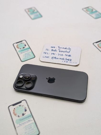 iPhone 16 Pro 256 Black ศูนย์ไทย สภาพสวย มีตัวเครื่องอย่างเดียว ไม่มีอุปกรณ์อื่น สุขภาพแบต 91 ประกันเหลือ 8 วัน เพียง 24,590 บาท ครับ 