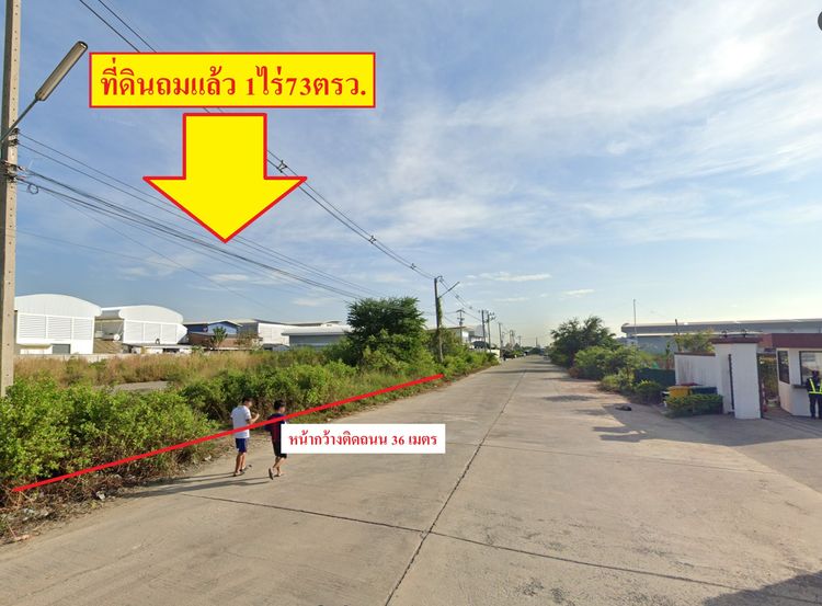 ขายที่ดินสร้างโรงงานในเสรีแฟคตอรี่แลนด์ 1ไร่73ตรว. ตำบลพันท้ายนรสิงห์ รูปที่ 2