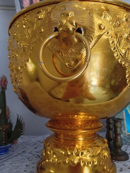 พานหัวสิงห์ อลูมิเนียม กว้าง23" สูง 23"  รูปที่ 2