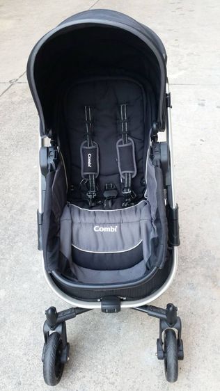 รถเข็นเด็ก Combi Catalyst ใช้งาน 3in1 - เปลนอนสำหรับทารก รถหัดเดิน คาร์ซีท เบาะนั่งปรับทิศทางได้ ระบบเบรก One-touch brake รับนน. 22.7 กก.