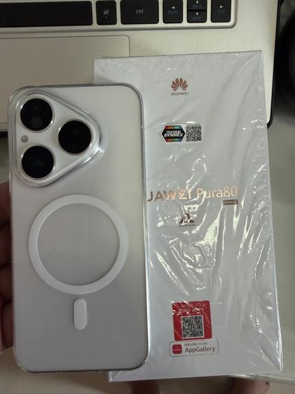 HUAWEI Pura 80 สีขาว 256g เครื่องสภาพใหม่กิ้ก สุขภาพแบตเต็ม100 ประกันยาว 12 2569 รูปที่ 2