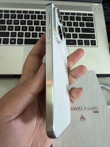 HUAWEI Pura 80 สีขาว 256g เครื่องสภาพใหม่กิ้ก สุขภาพแบตเต็ม100 ประกันยาว 12 2569 รูปที่ 4