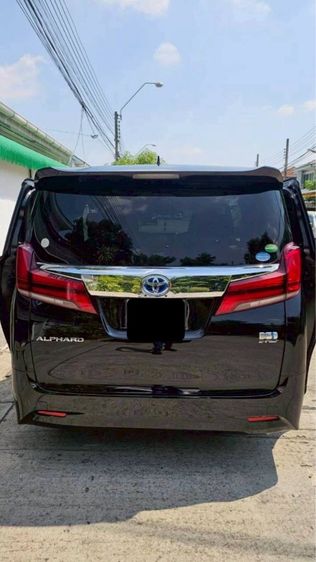 Toyota Alphard 2020 2.5 Hybrid X E-Four 4WD Van เบนซิน ไม่ติดแก๊ส เกียร์อัตโนมัติ ดำ รูปที่ 2