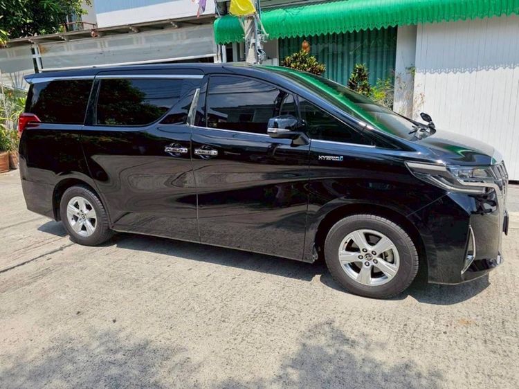 Toyota Alphard 2020 2.5 Hybrid X E-Four 4WD Van เบนซิน ไม่ติดแก๊ส เกียร์อัตโนมัติ ดำ รูปที่ 4