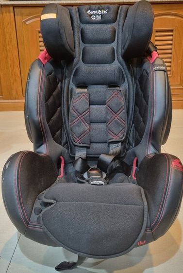 คาร์ซีท Embix SPT ระบบ Isofix ติดตั้งง่าย ปลอดภัย นั่งสบาย ดูดซับแรงกระแทกได้ดี ปกป้องศรีษะและลำตัวเด็ก รับนน.ได้ 36 กก. 