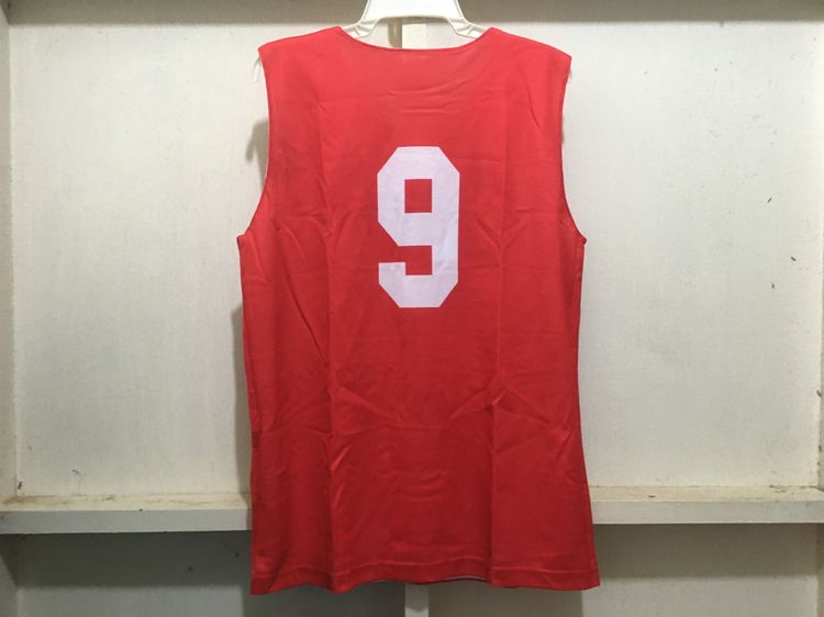 เสื้อกีฬา BasketBall (ใส่ได้2ด้าน) สีขาวกับแดง รูปที่ 8