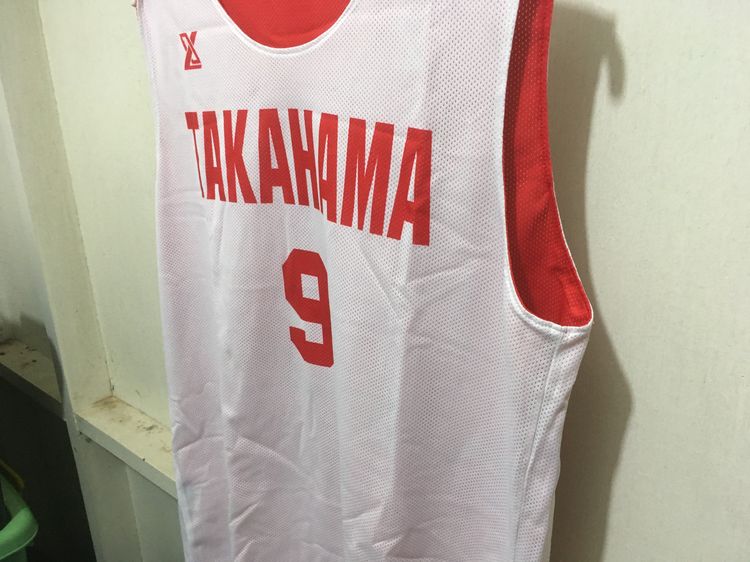 เสื้อกีฬา BasketBall (ใส่ได้2ด้าน) สีขาวกับแดง รูปที่ 5