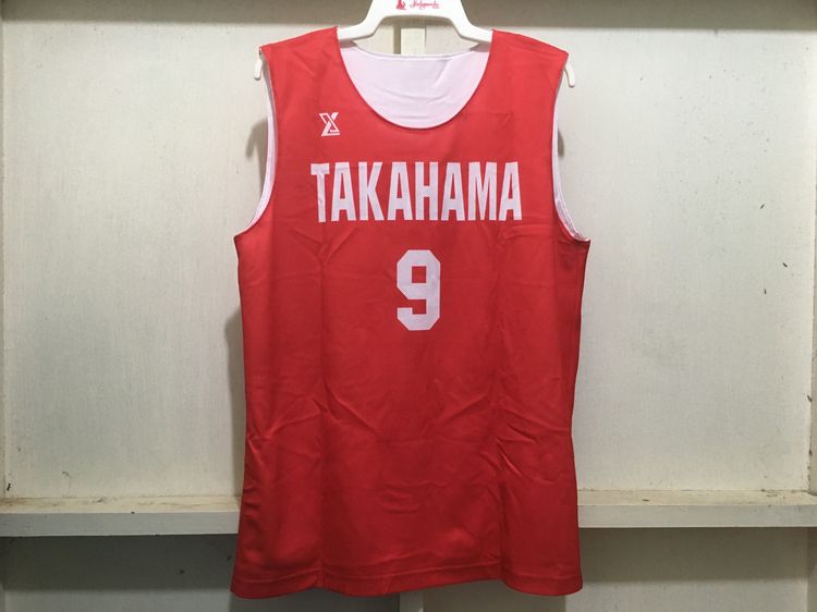 เสื้อกีฬา BasketBall (ใส่ได้2ด้าน) สีขาวกับแดง รูปที่ 7