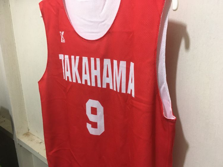 เสื้อกีฬา BasketBall (ใส่ได้2ด้าน) สีขาวกับแดง รูปที่ 11